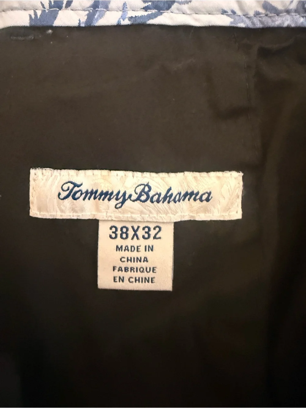 Tommy Bahama Navy Blue Chino Pants